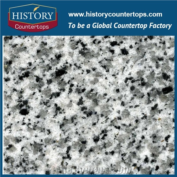 White Granite G640 China Bianco Sardo or Black Spot Gray Granite Tile & Slab for Floor Covering