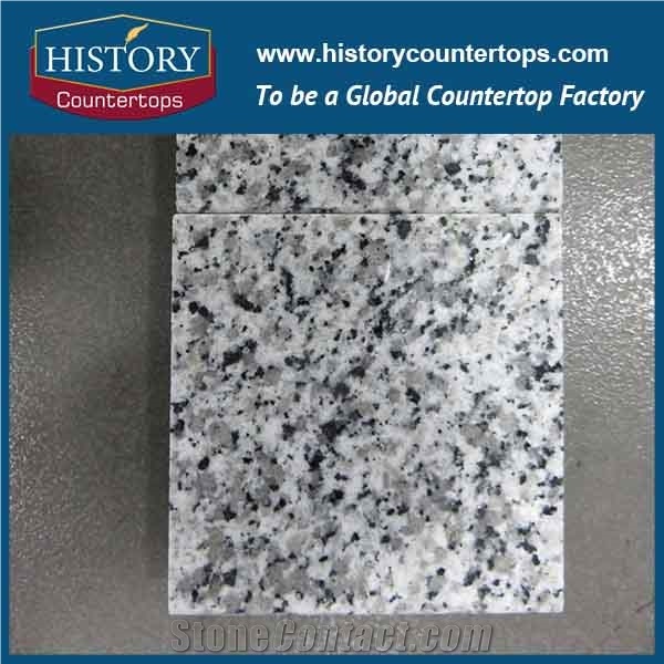 White Granite G640 China Bianco Sardo or Black Spot Gray Granite Tile & Slab for Floor Covering