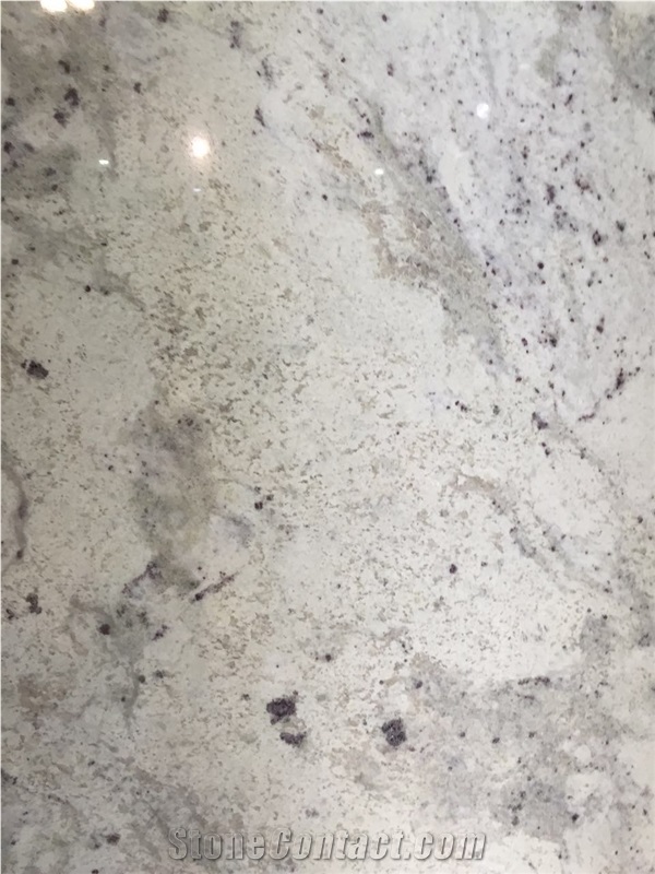 Andromeda White Granite Slab, Sri Lanka White Granite