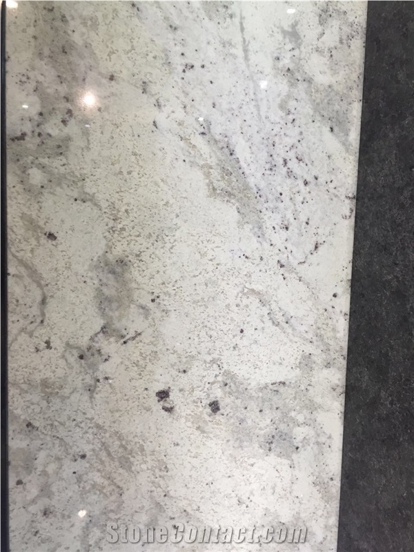 Andromeda White Granite Slab, Sri Lanka White Granite