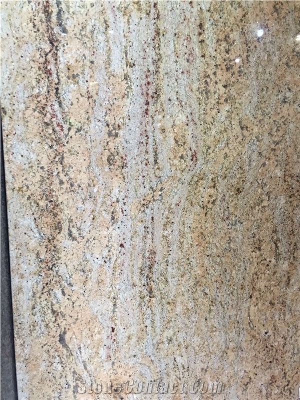 Colonial Gold Granite Slabs & Tiles, India Yellow Granite Polished Floor Covering Tiles, Walling Tiles