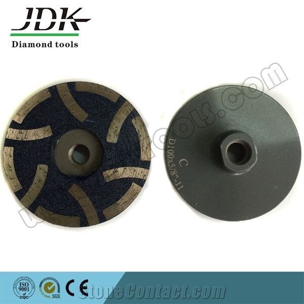 6 Segments Resin Filled Diamond Grinding Cup Wheel for Granite & Marble