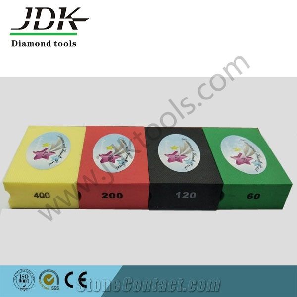 Electroplated and Resin Diamond Hand Sand Pad for Stone Grinding and Polishin