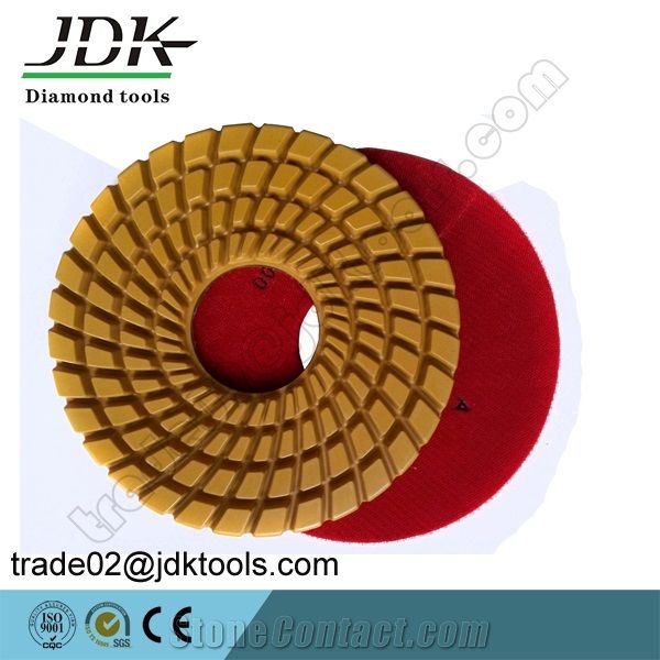 Jdk 8 Inch/9 Inch/10 Inch Diamond Resin Bond Wet Polishing Floor Polishing Pads for Granite/Marble