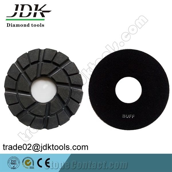 Jdk 8 Inch/9 Inch/10 Inch Diamond Resin Bond Wet Polishing Floor Polishing Pads for Granite/Marble