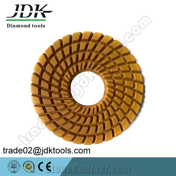 Jdk 8 Inch/9 Inch/10 Inch Diamond Resin Bond Wet Polishing Floor Polishing Pads for Granite/Marble