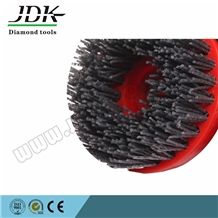 Made in China Snail Lock M14 Connector Round Antique Abrasive Brushes, Round Shape Stone Processing Tools