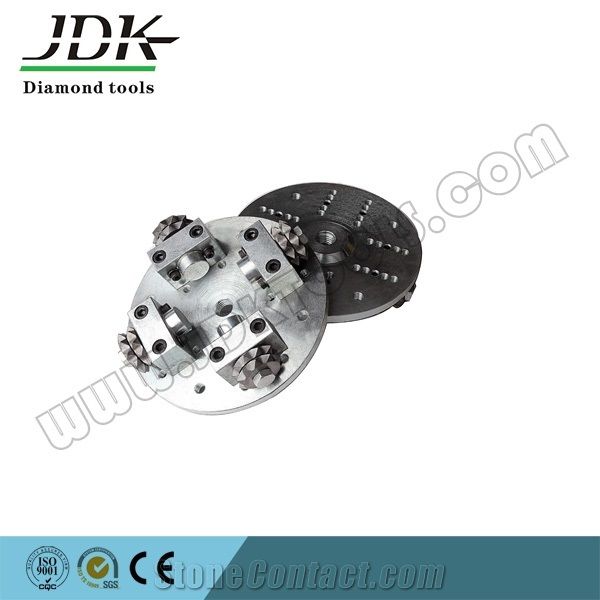 Premium Quality, High Efficency Rotary Diamond Bush Hammer, 4 Roller Bush Hammer Plate, Bush Hammer Tools for Hand Machine