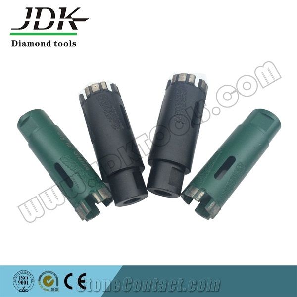 Vacuum Brazed Diamond Dry Core Drill Bit, Diamond Core Drill Bits for Granite, Marble, Concrete, Asphalt, Stone Drilling Tools