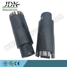 Vacuum Brazed Diamond Dry Core Drill Bit, Diamond Core Drill Bits for Granite, Marble, Concrete, Asphalt, Stone Drilling Tools