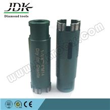 Vacuum Brazed Diamond Dry Core Drill Bit, Diamond Core Drill Bits for Granite, Marble, Concrete, Asphalt, Stone Drilling Tools