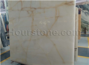 White Onyx Slabs & Tiles, Polished Onyx Floor Tiles, Wall Tiles,China White Onyx with Golden Thread,Tiles & Slabs, Wall Covering & Flooring, White Onyx, Elazig White Onyx
