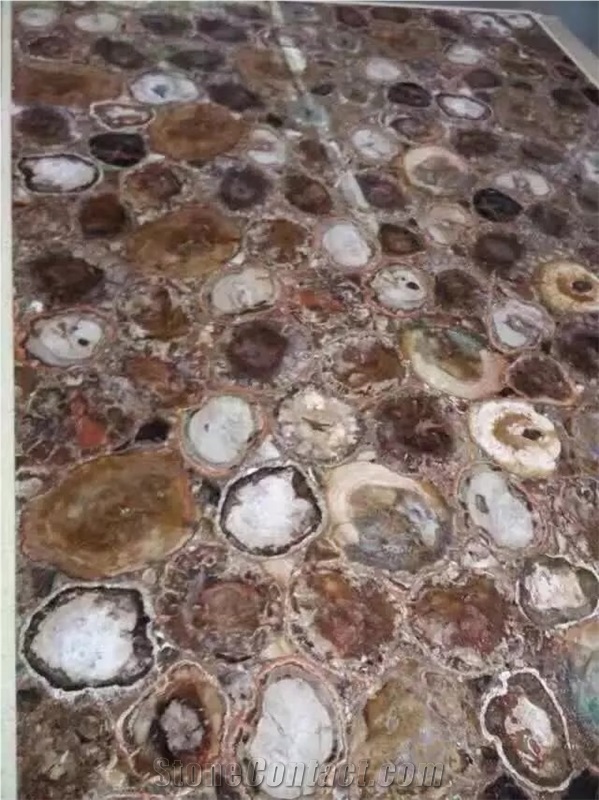Perified Wood Stone Slab for Table Top, Countertop, Wall