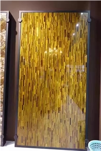 Tiger Eye Stone Slab for Table Top, Countertop