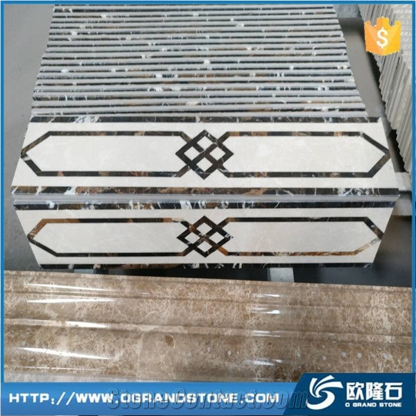 Waterject Marble Border Molding for Floor Wholesale