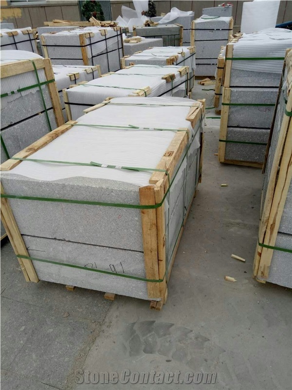 G375 Flamed Surface Stairs Steps Curbs Elements for Wall and Paving