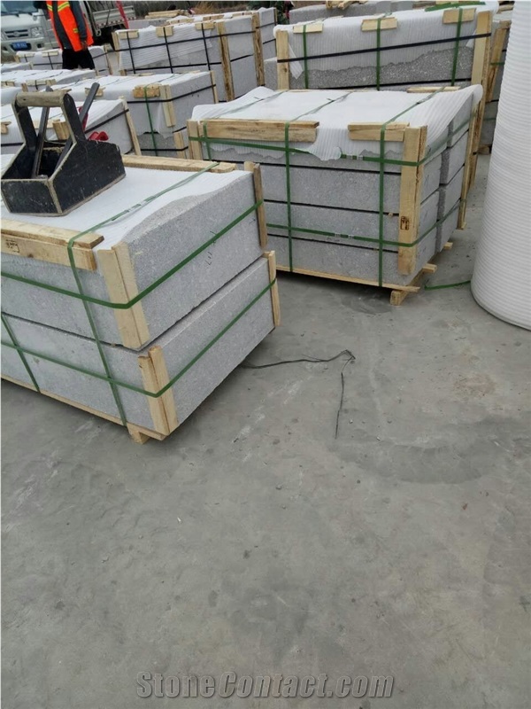 G375 Flamed Surface Stairs Steps Curbs Elements for Wall and Paving