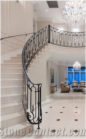 White Marble Staircase