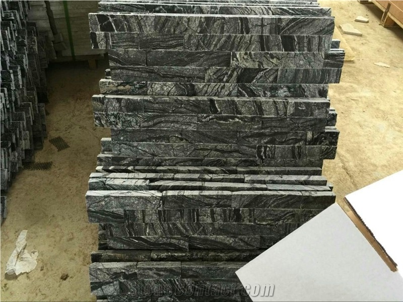 Black Forest Marble Ledger Stone Panels