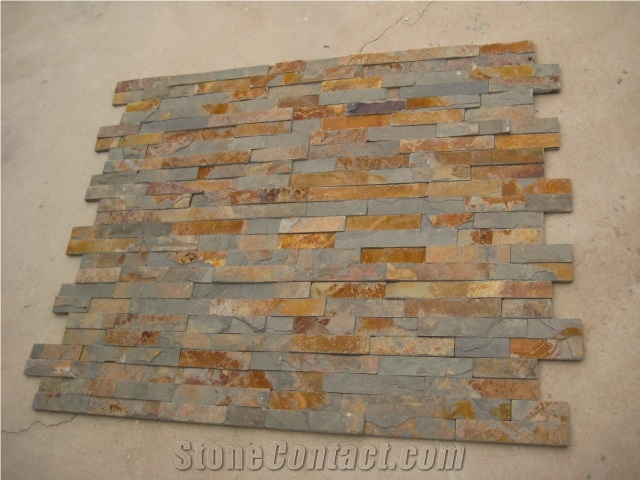 Mulit Colour/California Ledger Stone Veneer, Z Shape, Usd8.8/Sqm