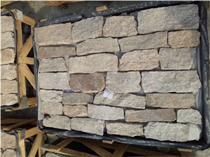 Seseam Yellow Loose Stacked Stone Walling Panel and Corners Seseam Yellow Loose Stacked Stone Walling Panel and Corners