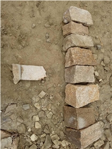 Seseam Yellow Loose Stacked Stone Walling Panel and Corners