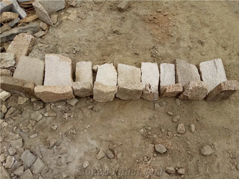 Seseam Yellow Loose Stacked Stone Walling Panel and Corners
