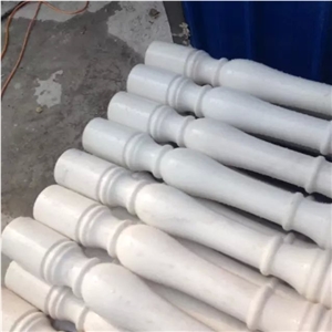 White Marble Balustrade for Stair
