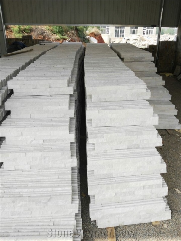 White Marble Ledgers Stone