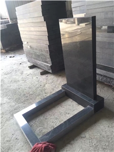 G654 Granite Tombstone & Monument,China Black Granite Gravestone & Angel Headstone Sesame Black China Impala Padang Black Pingnan Zhima Hei China Nero New Impala Dark Grey
