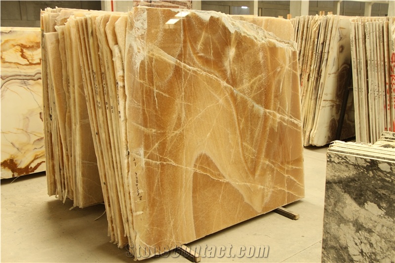 Caramel Onyx Rough Blocks