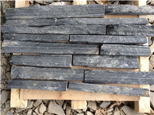Black Quartzite, Black Quartzite Flagstone, Cobble Stone, Flagstone Road Paving Stone