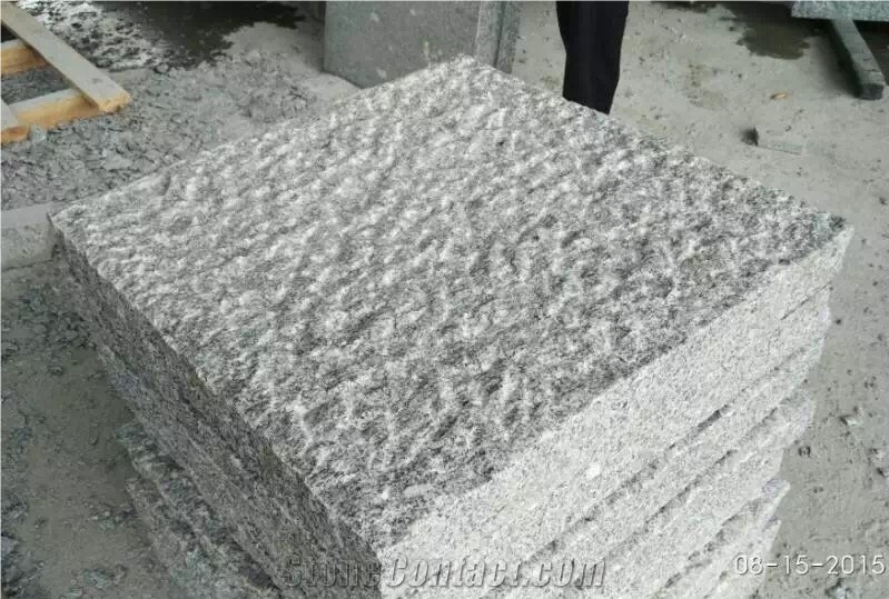 G603 Granite,Sesame White Cube Stone&Pavers, Snow White Walling&Flooring Cube Stone&Pavers