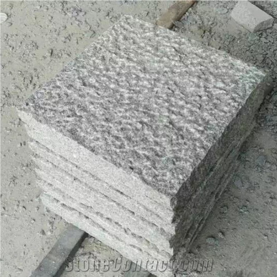 G603 Granite,Sesame White Cube Stone&Pavers, Snow White Walling&Flooring Cube Stone&Pavers