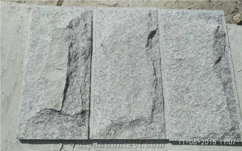 G603,Sesame White Granite Mushroomed Stone, China Grey Granite,Jinjiang White