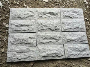 G603,Sesame White Granite Mushroomed Stone, China Grey Granite,Jinjiang White