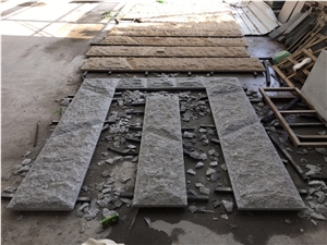 G603,Sesame White Granite Mushroomed Stone, China Grey Granite,Jinjiang White