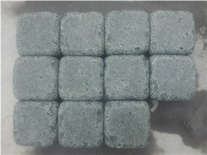 G612,Verde Lucia Cube Stone, Olive Green Cobble Stone, Frog Green G612,Verde Lucia Cube Stone, Olive Green Cobble Stone, Frog Green