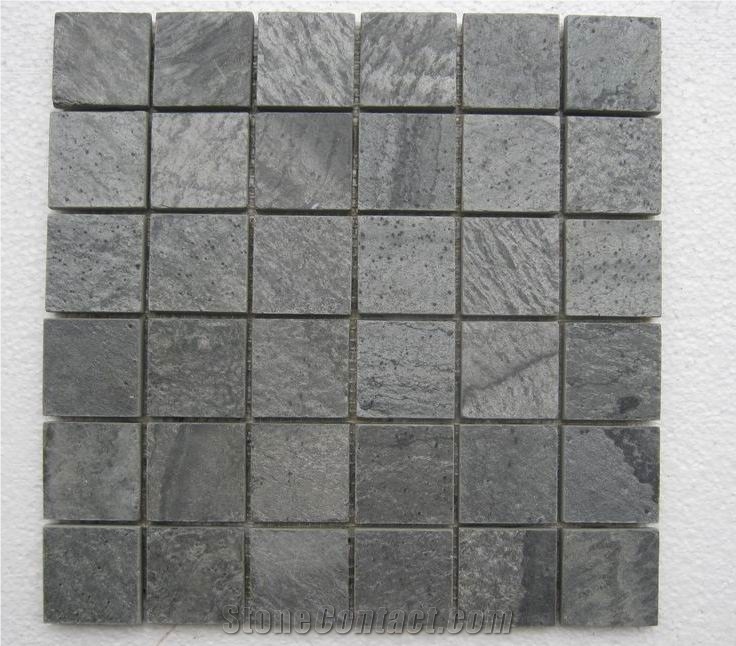 Silver Slate, Silver Slate Cultured Stone, Wall Cladding, Stacked Stone Veneer