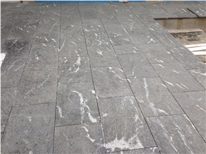 Snowy Night, Black & White, Snowy Night Granite Walling & Flooring, Black & White Tiles & Slabs