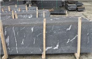 Snowy Night, Black & White, Snowy Night Granite Walling & Flooring, Black & White Tiles & Slabs