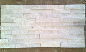 White Quartzite, White Quartzite Split Face Culture Stone, Wall Cladding