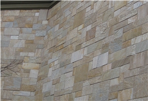 Yellow Slate,Yellow Slate Cultured Stone, Stacked Stone Veneer