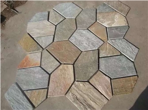 Yellow Slate,Yellow Slate Cultured Stone, Stacked Stone Veneer