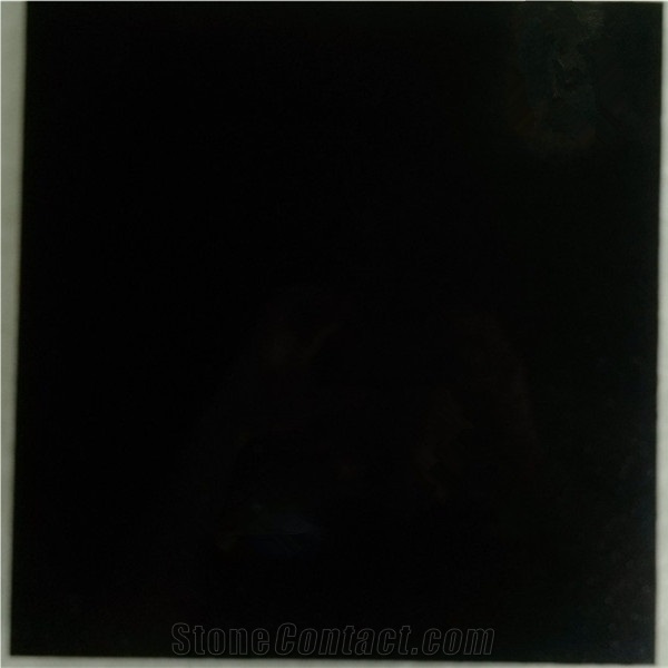 Black Color Of Whole Body Classic Series Crystallized Stone, Pure Black Stone Widely Expot Worldwide for Elevator Door, Door Stone and Wall Building