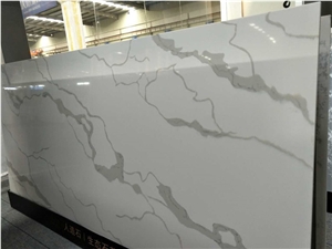 Calcutta White -B Quartz Slab, Calacatta White Series Quartz Stone, Marble Veined Quartz, Quartz Surfaces, Cut-To-Size Quartz Tiles Calcutta White -B Quartz Slab, Calacatta White Series Quartz Stone, Marble Veined Quartz, Quartz Surfaces, Cut-To-Size Quartz Tiles