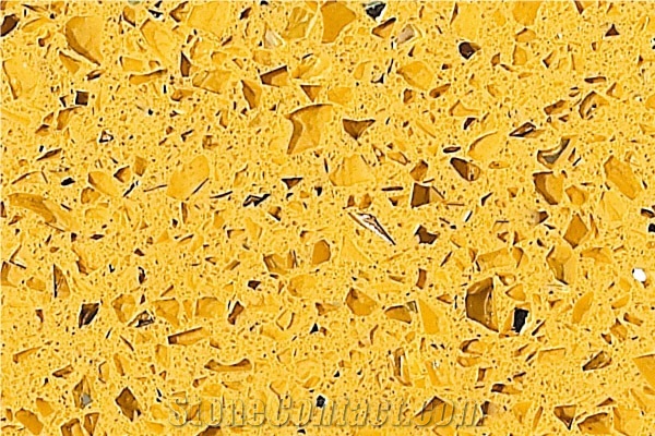 Crystal Yellow Quartz Kitchen Countertops, Quartz Surface, Quartz Stone Tops, Quartz Kitchen Island Tops, Quartz Worktop, Quartz Tops