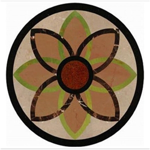 Marble Waterjet Medallion Polished Floor Pattern, Hotel Lobby Marble Medallion Tiles,Corridor Marble Tiles,Luxury Marble Walling Tiles,Bathroom Walling Panel