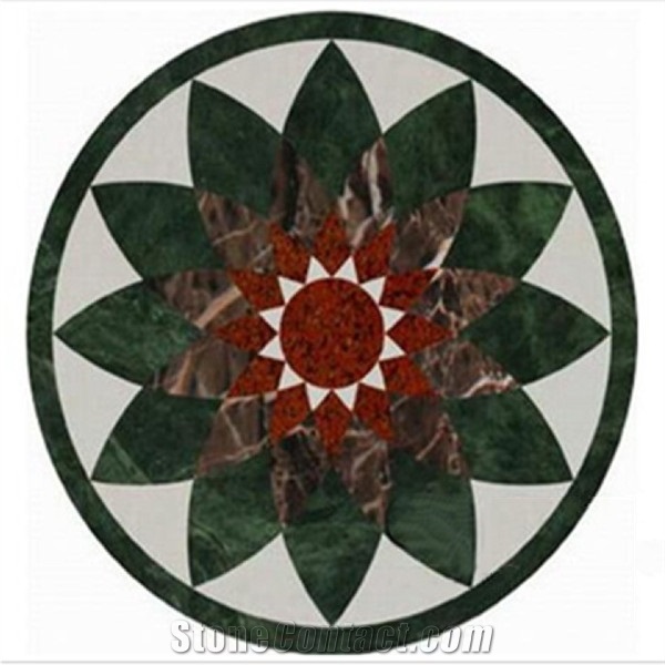 Marble Waterjet Medallion Polished Floor Pattern, Hotel Lobby Marble Medallion Tiles,Corridor Marble Tiles,Luxury Marble Walling Tiles,Bathroom Walling Panel