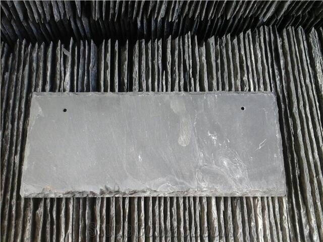 Grey Black Slate Roofing Tile